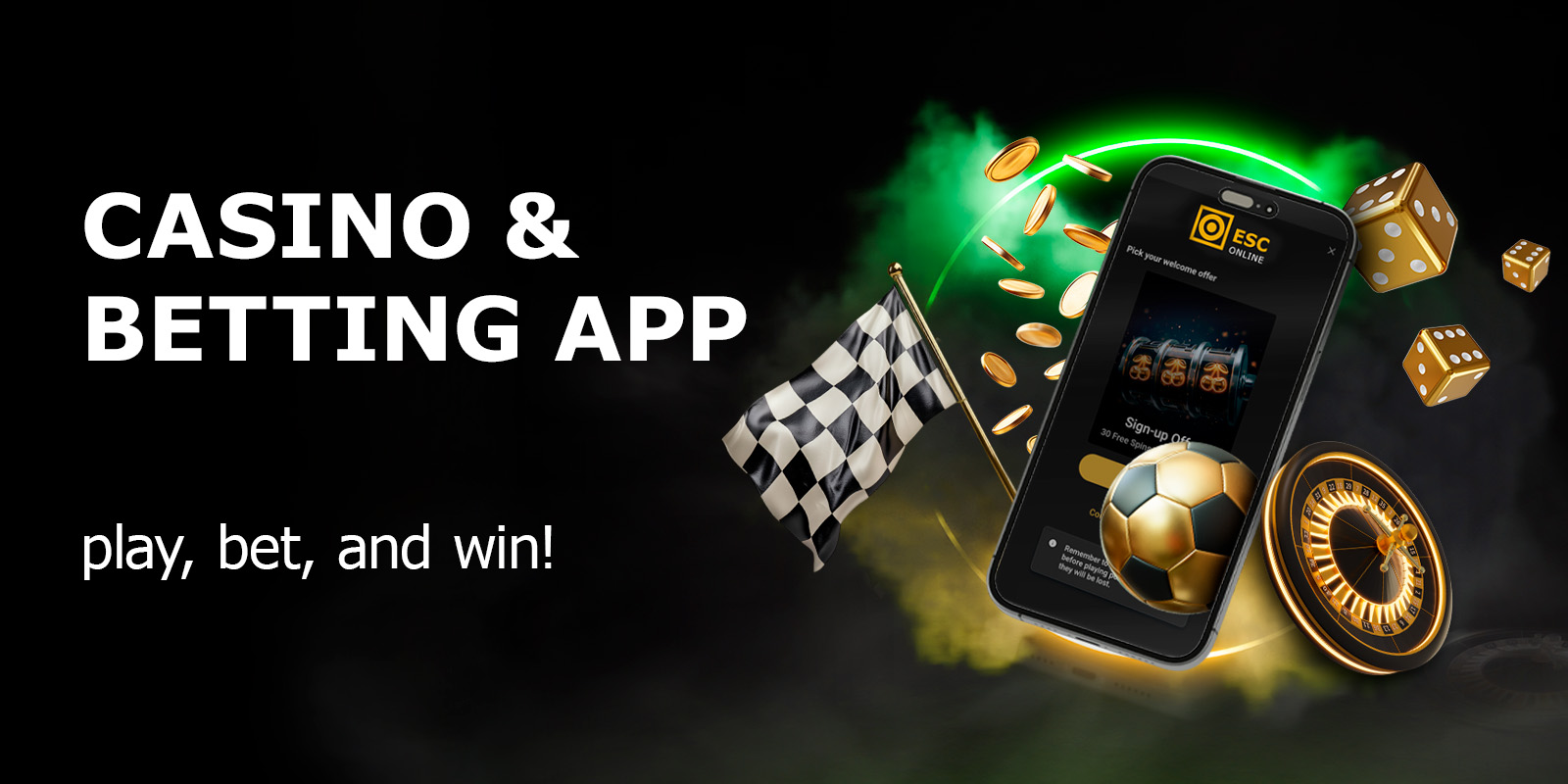 Imagem promocional de bônus da ESC Online