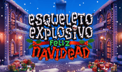 Thunderkick - Esqueleto Explosivo Feliz Navidead